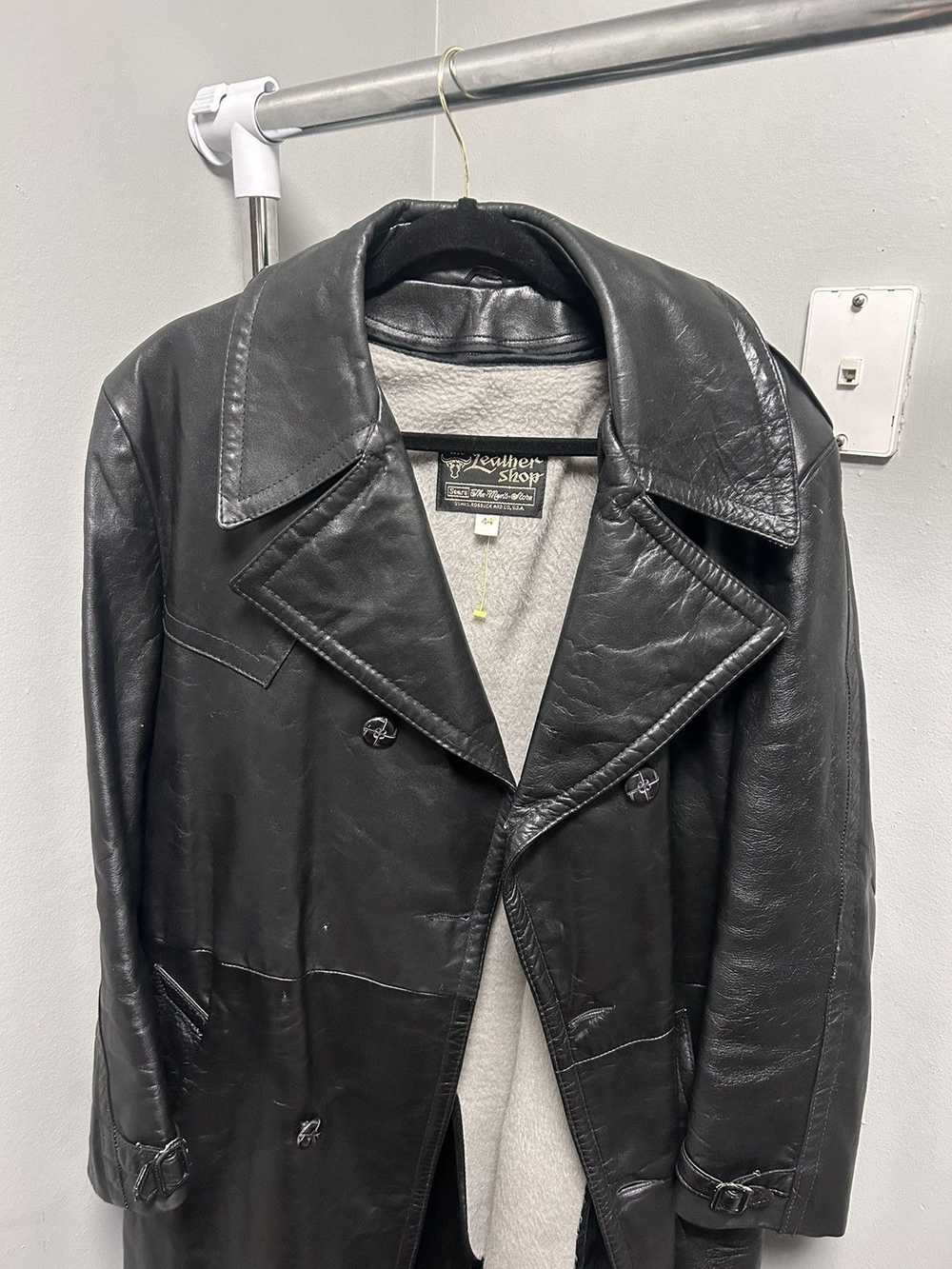 Avant Garde × Leather Jacket × Vintage Vintage Ch… - image 3