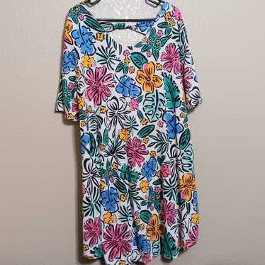 Fresh Produce Floral Cotton Modal Colorful Dress