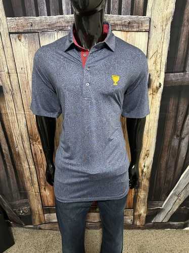 GREYSON　グレイソン　den of thieves t-shirtサイズM NWT MEN'S GREYSON DEN OF THIEVES POLO, SIZE: M, COLOR: Blue