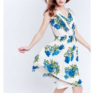 Boden Floral Chiffon Dress