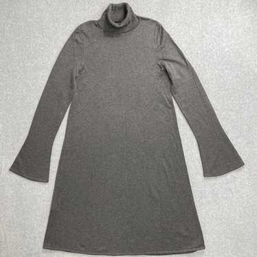 Long Tall Sally Sweater Dress Womens 8 Gray Bell … - image 1