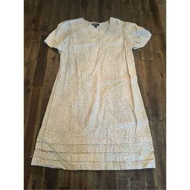 Nicole Miller Orignial Linen Blend Mini Shift Dre… - image 1