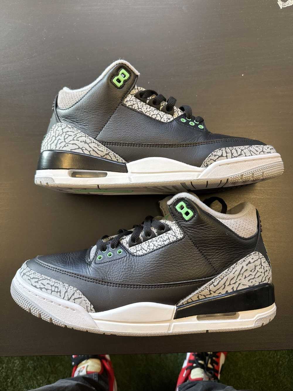 Jordan Brand Jordan 3( Green Glows ) Size 8.5 OG … - image 2