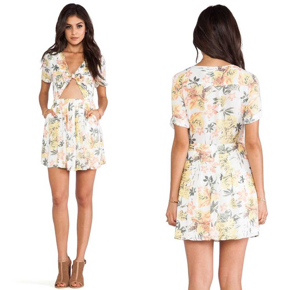 Free People x REVOLVE Part Time Lover Mini Floral… - image 1