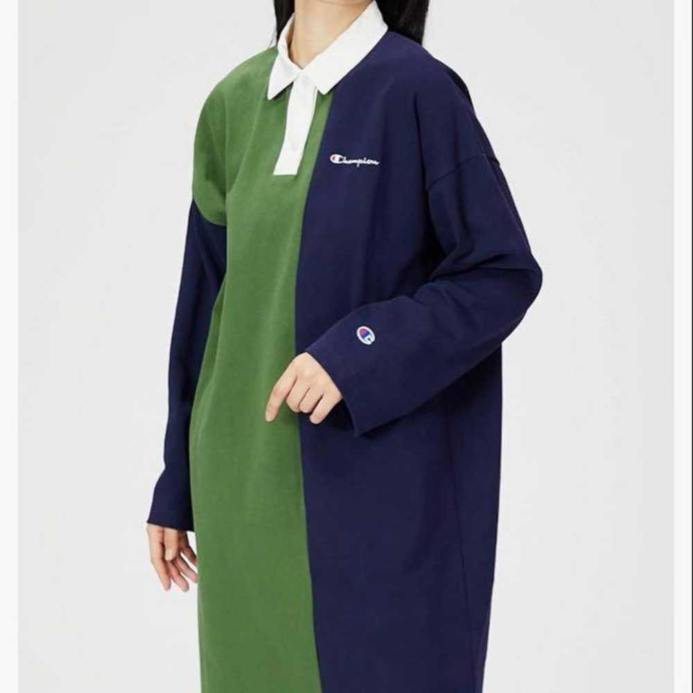 Champion Rugby Shirt Green/Navy One Piece - image 1