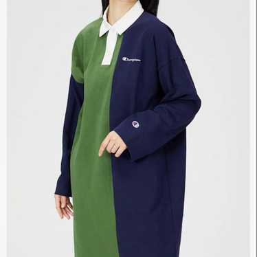 Champion Rugby Shirt Green/Navy One Piece - image 1