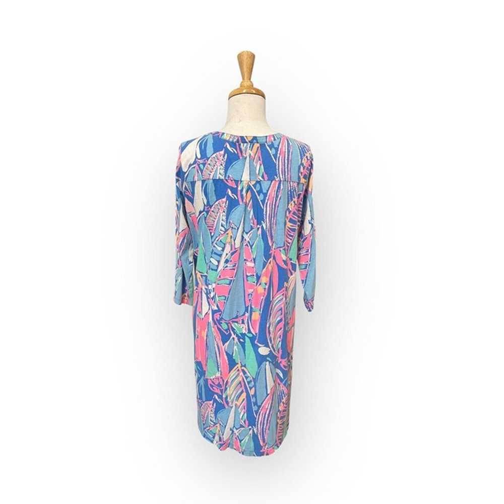 Lilly Pulitzer Ali Dress Out To Sea Print Size L … - image 3