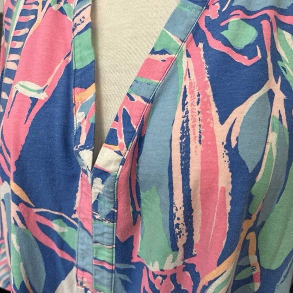 Lilly Pulitzer Ali Dress Out To Sea Print Size L … - image 6