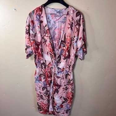 & Other Stories Womens Floral Wrap Dress Tropical 