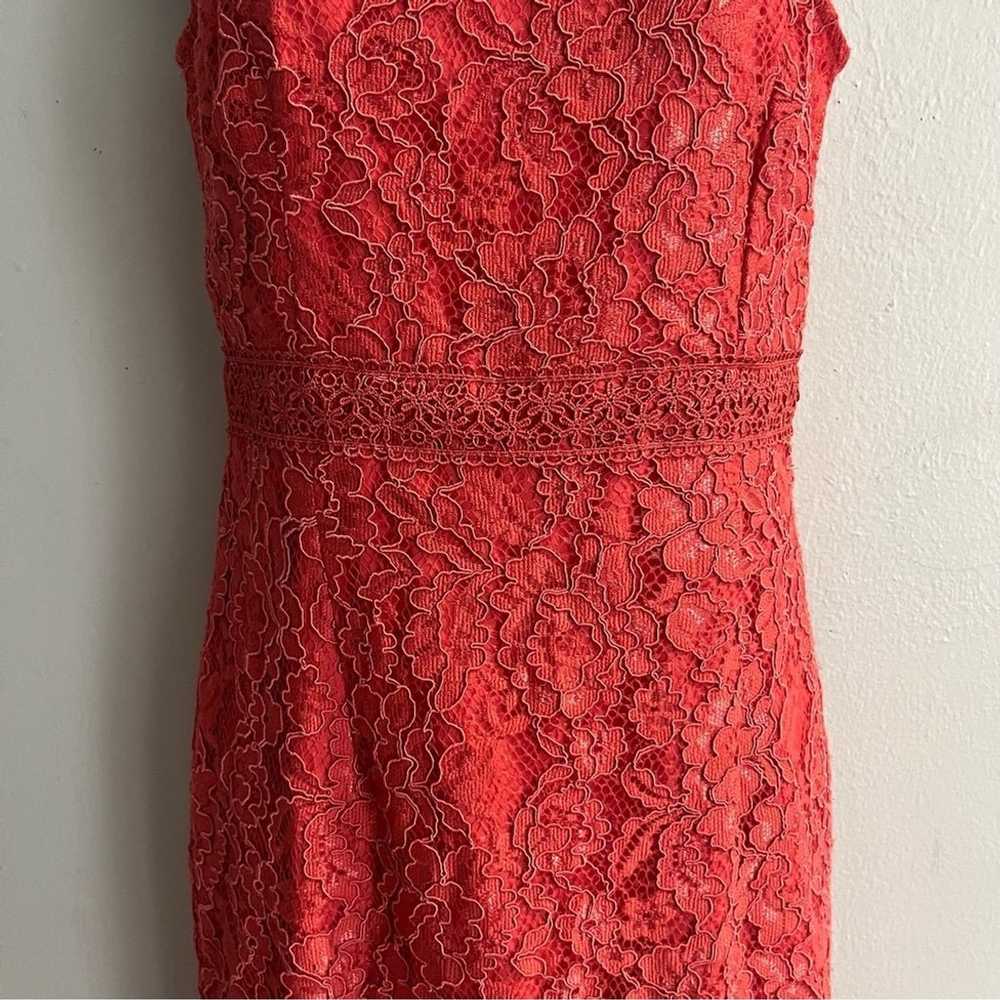 Nanette Lepore CAMEO ROSE V-Neck Sheath Lace Dres… - image 10