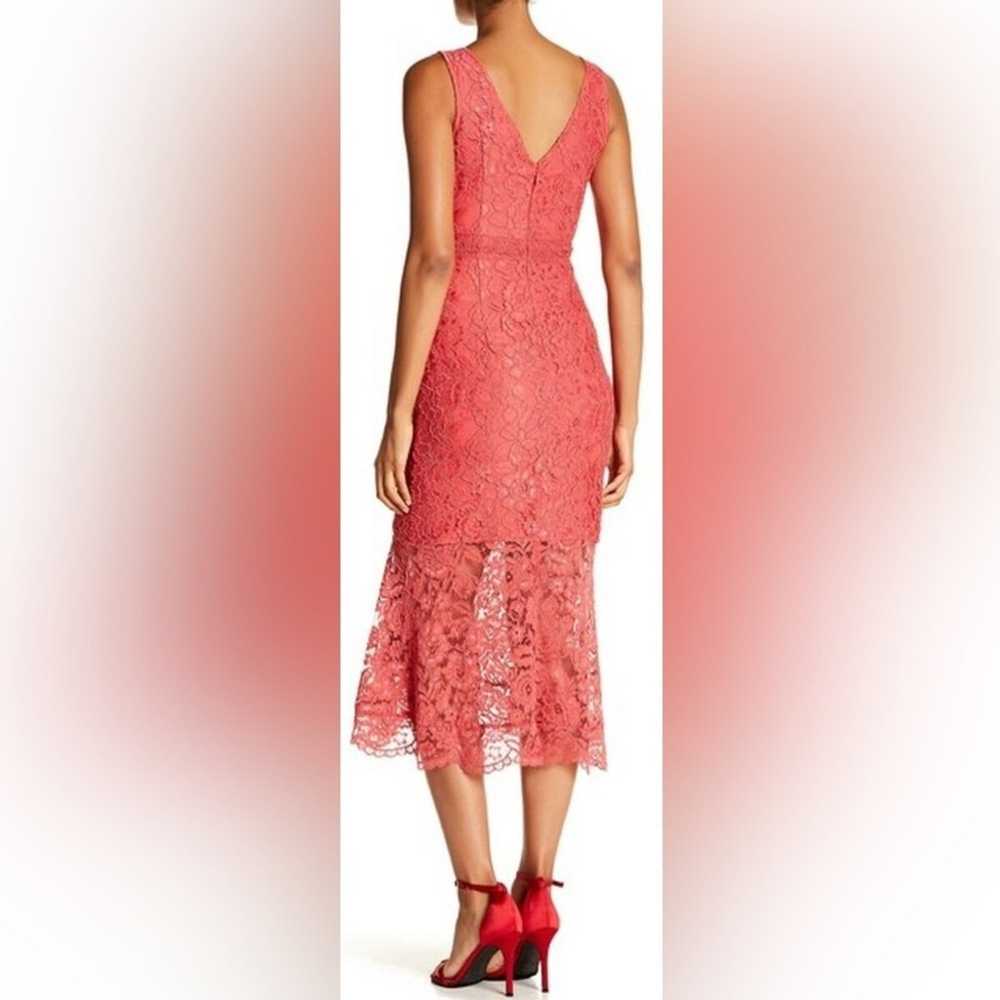 Nanette Lepore CAMEO ROSE V-Neck Sheath Lace Dres… - image 4