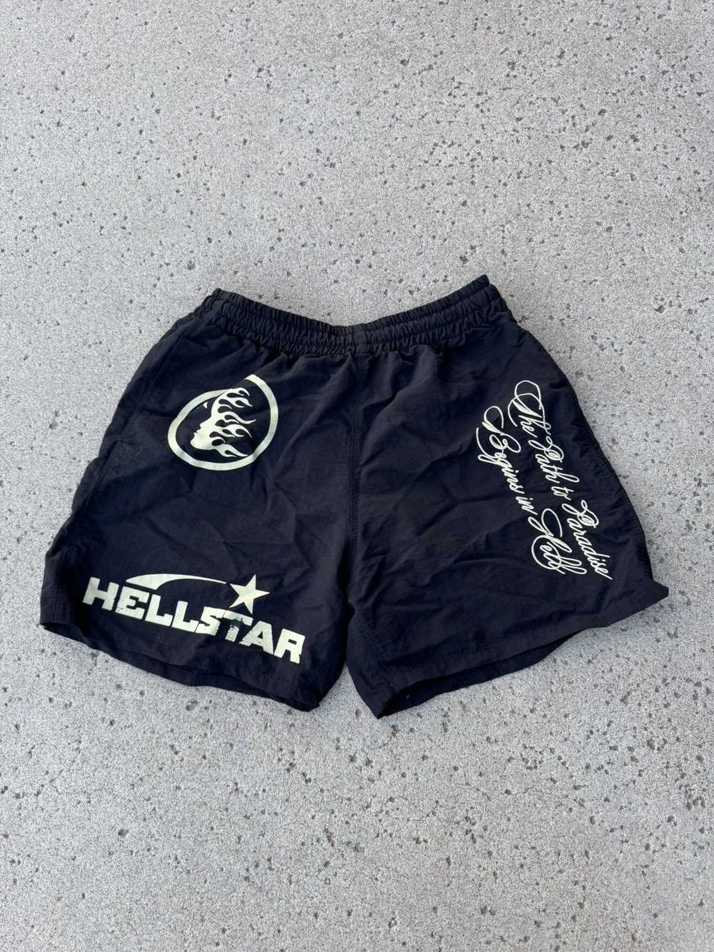 HELLSTAR Hellstar Path to Paradise Nylon Shorts - image 1