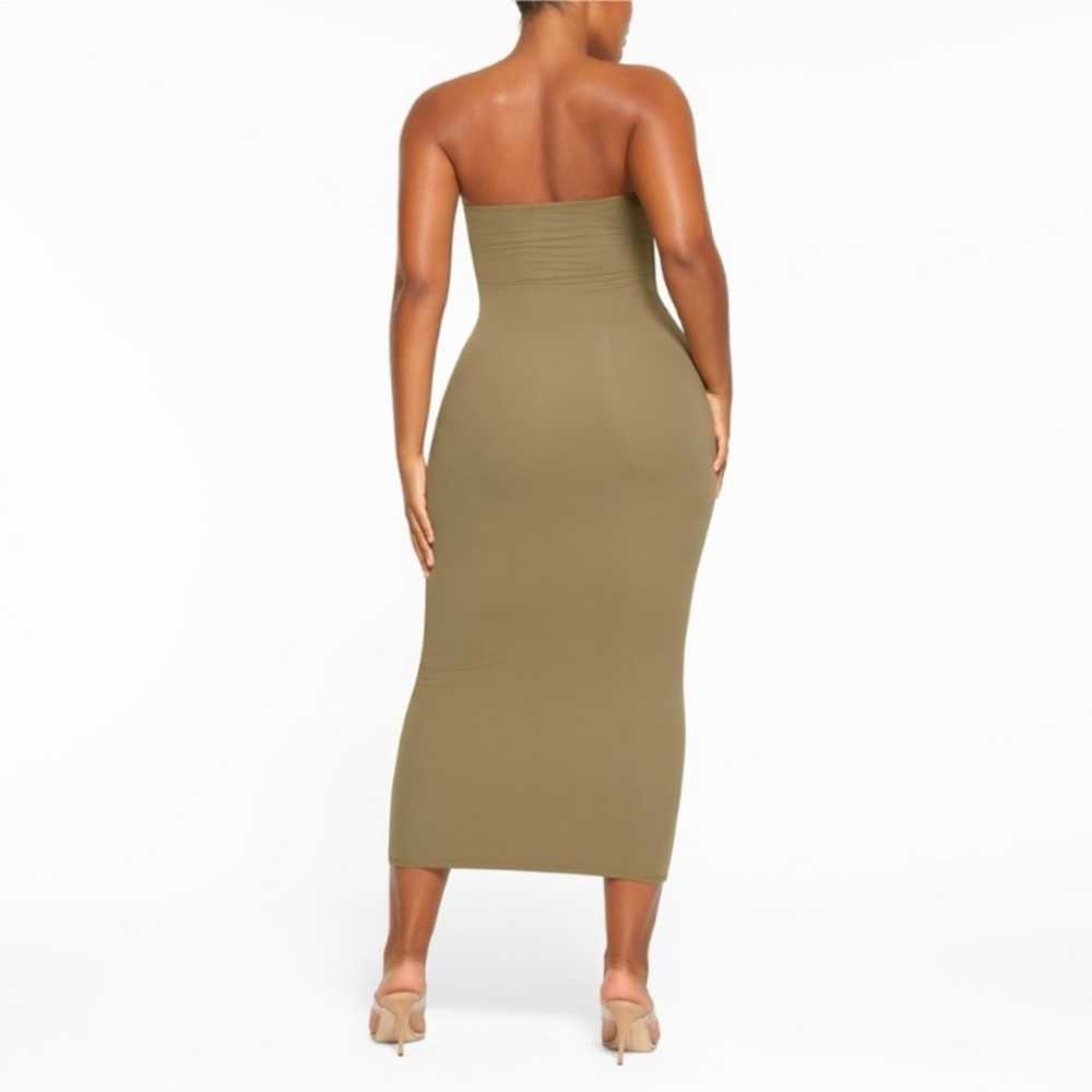 Skims Fits Everybody Tube Dress in Khaki - image 3