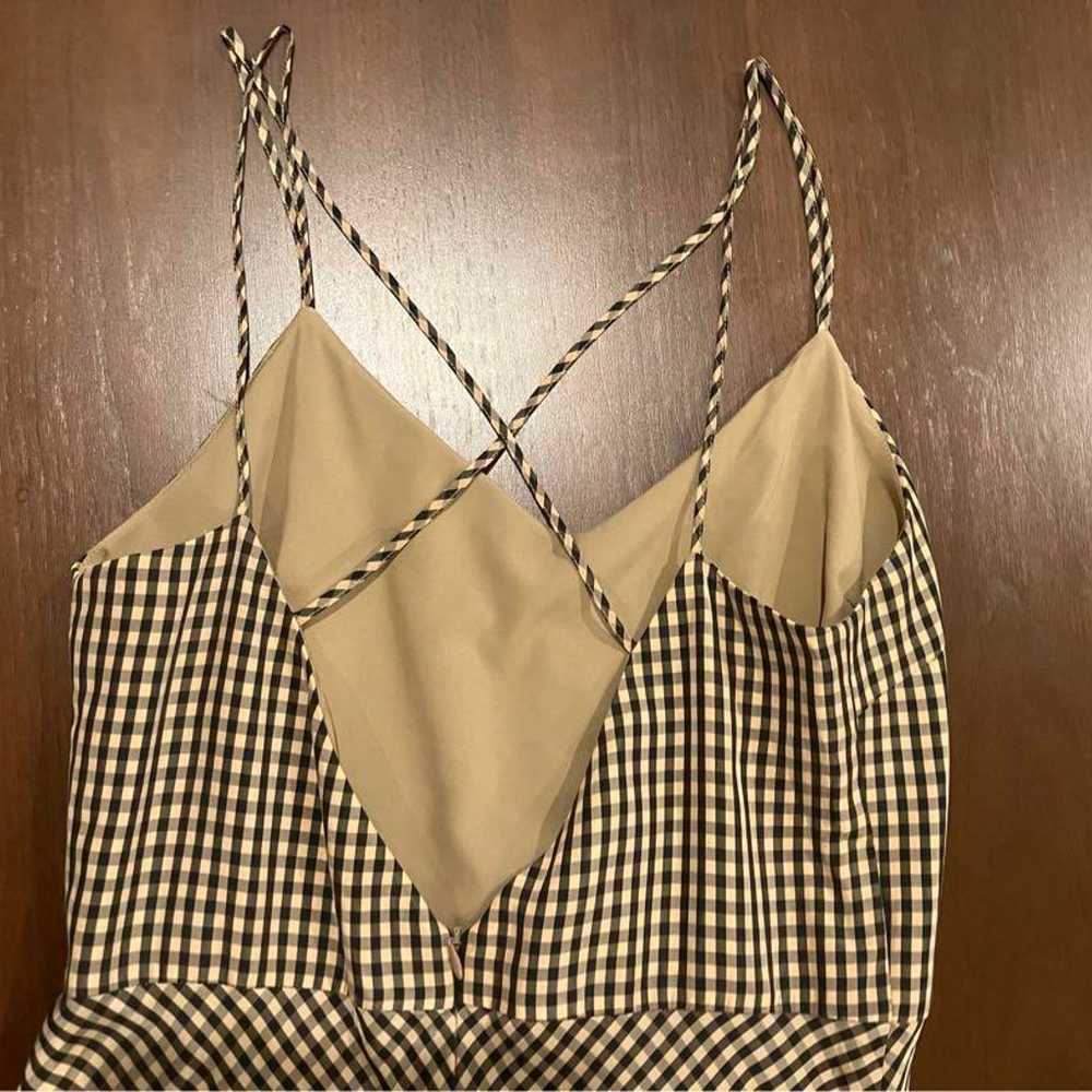 Checkered Camisole Dress - Mira Owen - image 3