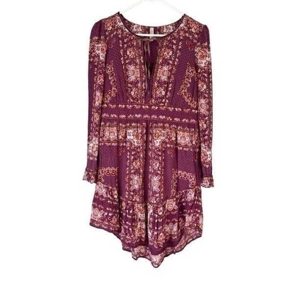 FREE PEOPLE Bridget Dress Size Small Floral Boho … - image 2