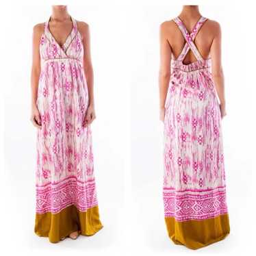 Ann Taylor Loft 100% Silk Maxi Dress