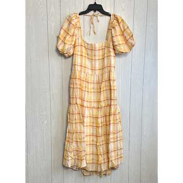 ASTR The Label Yellow Midi Dress Medium NWOT