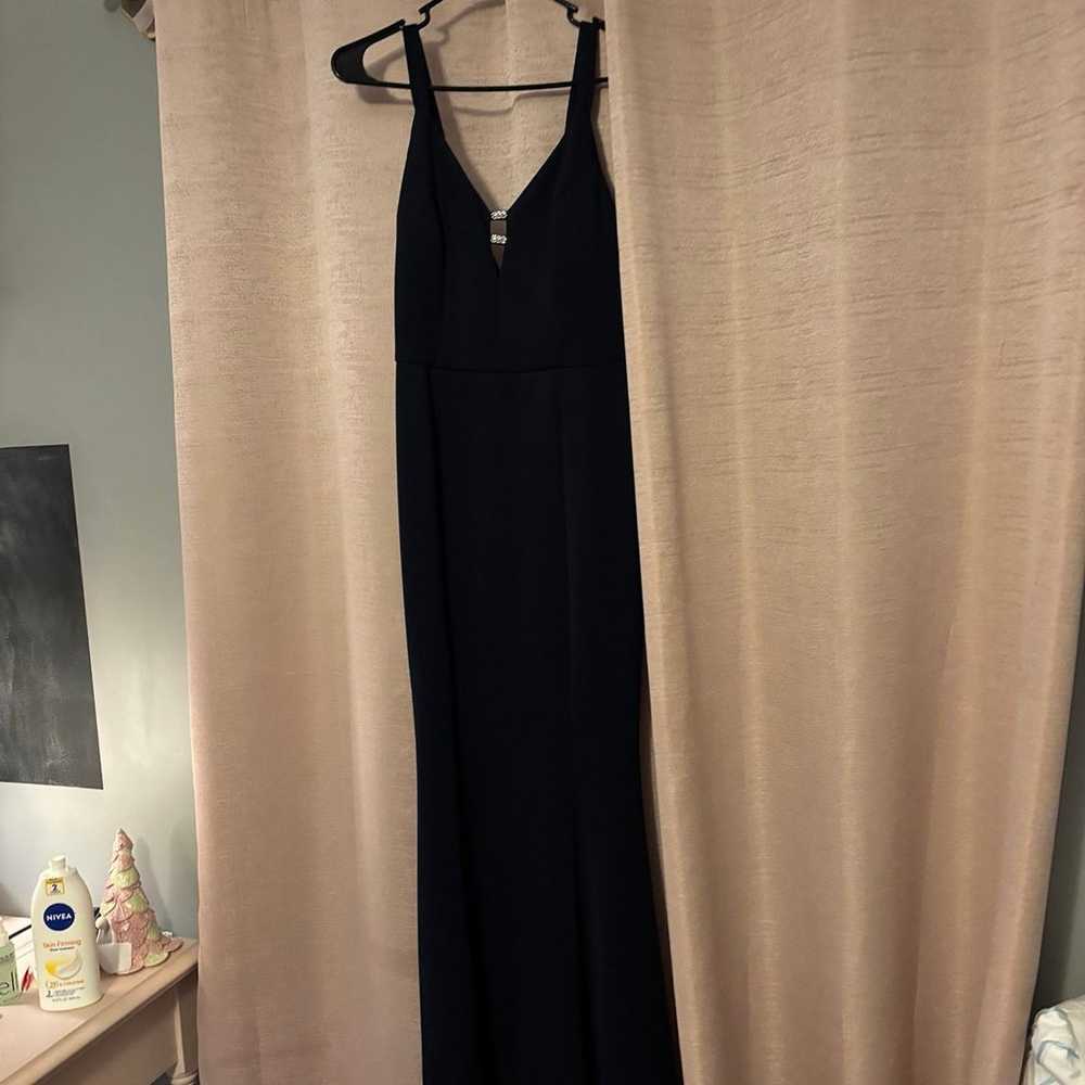 Navy Blue Prom Dress - image 1