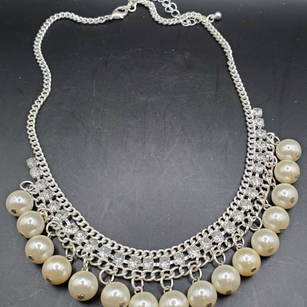 Beautiful Vintage Pearl Necklace! Choker Style. - image 1