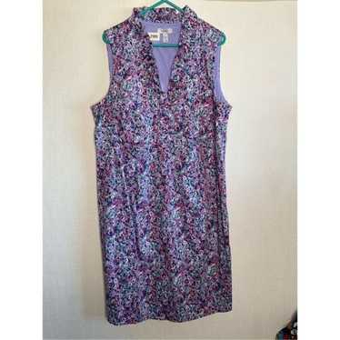 Vintage Dressbarn Women size 20 Ditsy Floral Sleev