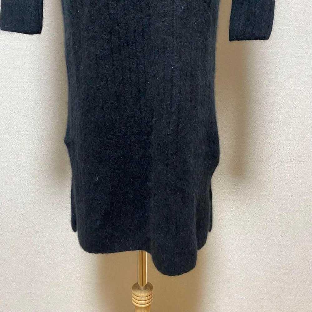 1141【Qualite】Wool Dress, Knit Dress, Wool Knit, 1… - image 12