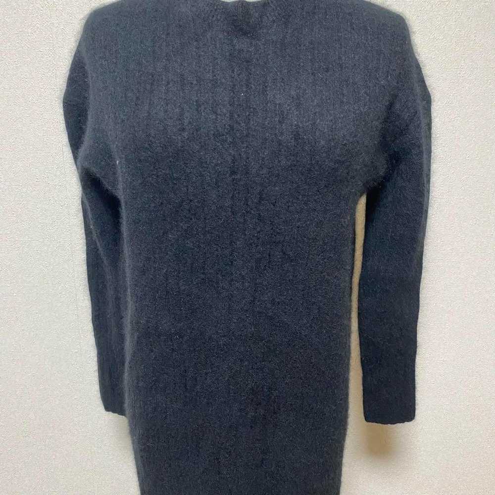 1141【Qualite】Wool Dress, Knit Dress, Wool Knit, 1… - image 4