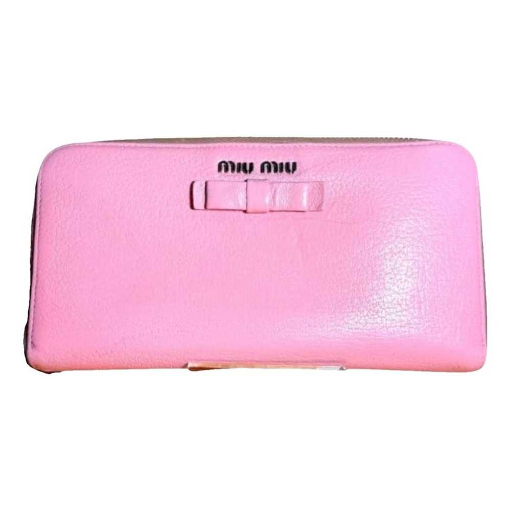 Miu Miu Leather card wallet - image 1