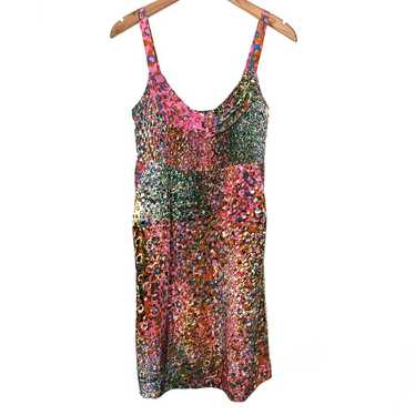 Anthropologie Maeve Confetti Whirl Silk Dress - image 1