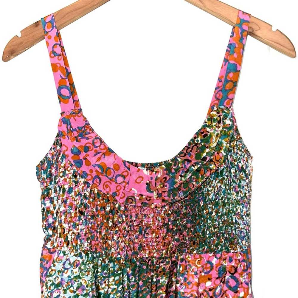 Anthropologie Maeve Confetti Whirl Silk Dress - image 3