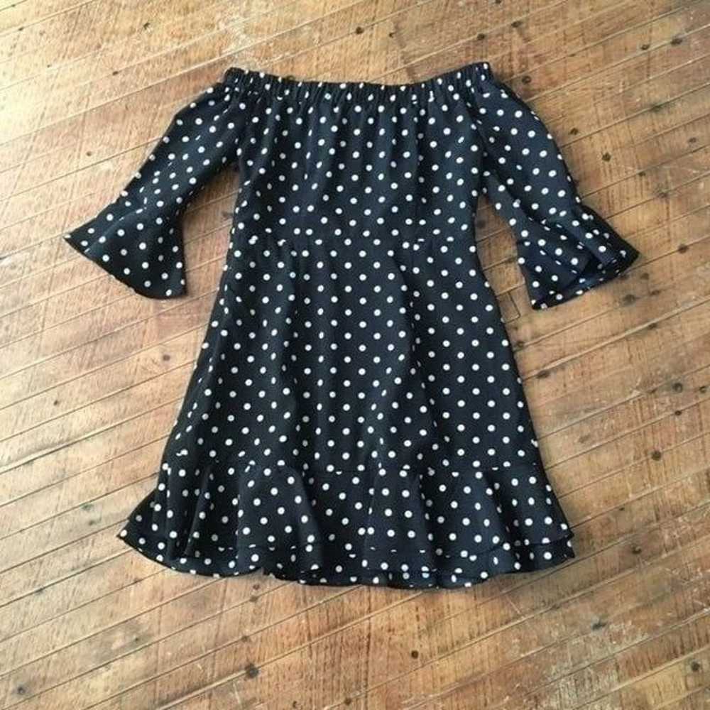 Revolve Superdown Faye ruffle polka dot mini Dress - image 4