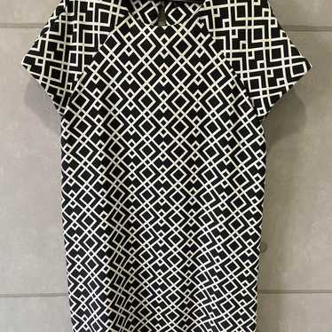 ZARA BASIC Short Sleeve Dress M Black - image 1