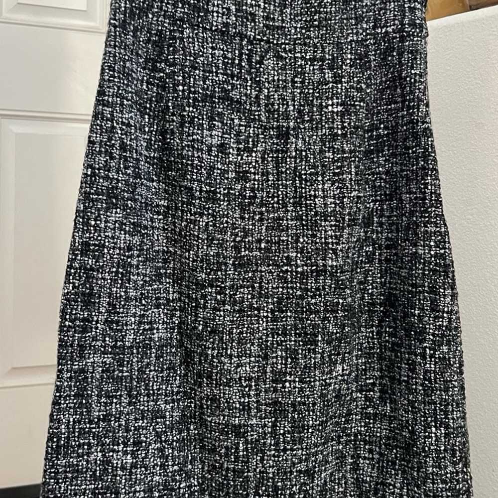 Strapless classic bow tweed dress- size 8 - image 3