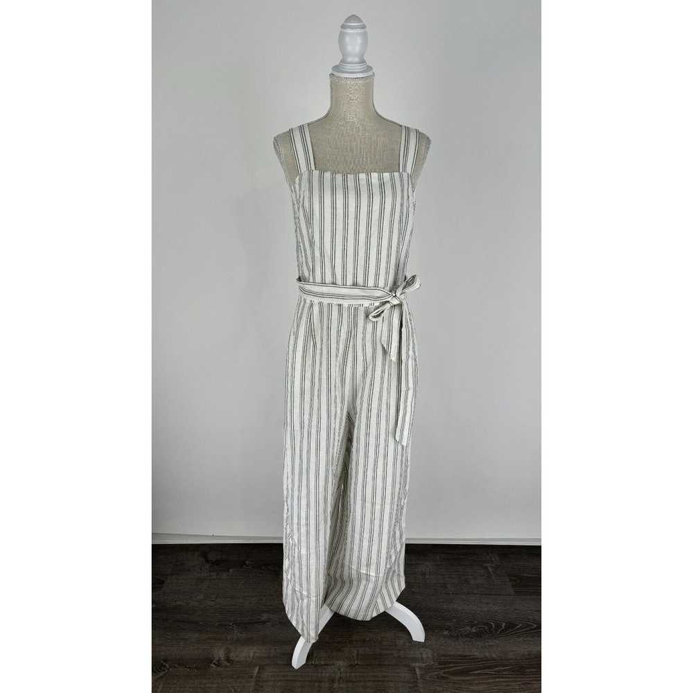 Ann Taylor Womens Linen Blend Striped Square Neck… - image 3