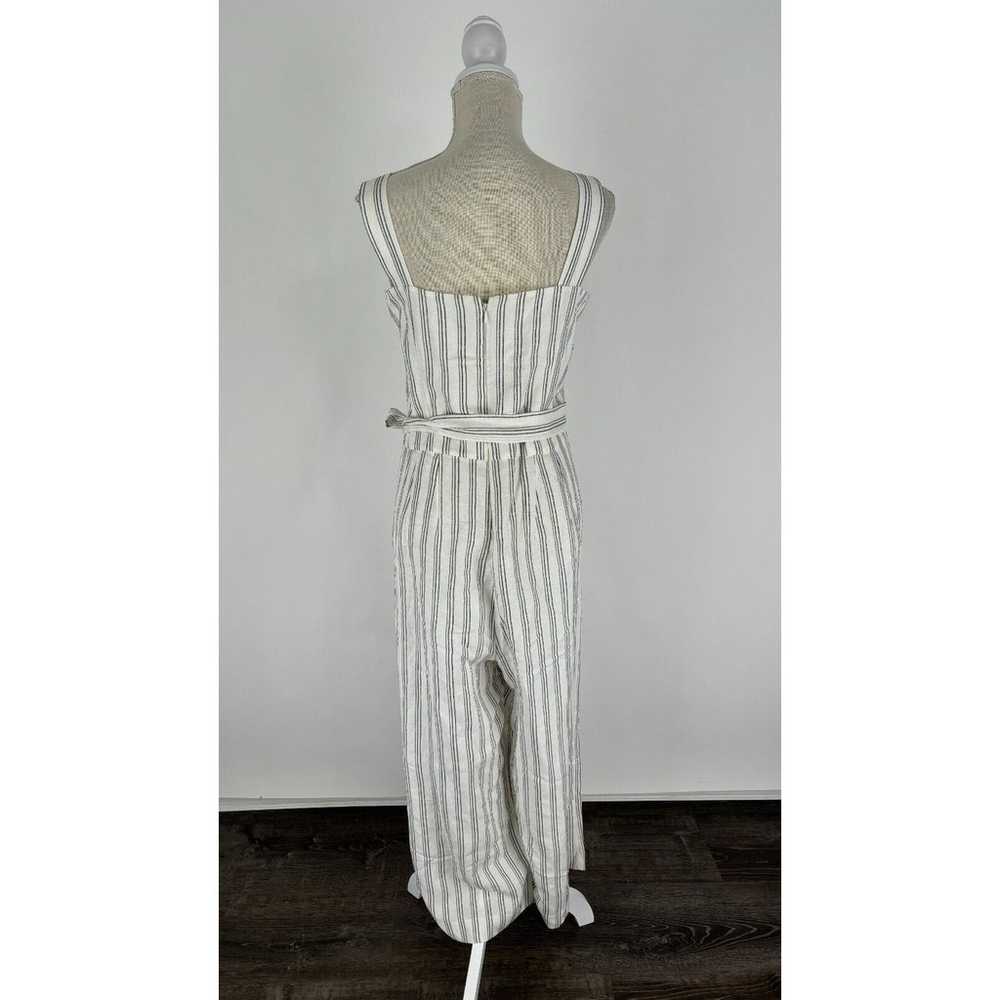 Ann Taylor Womens Linen Blend Striped Square Neck… - image 5