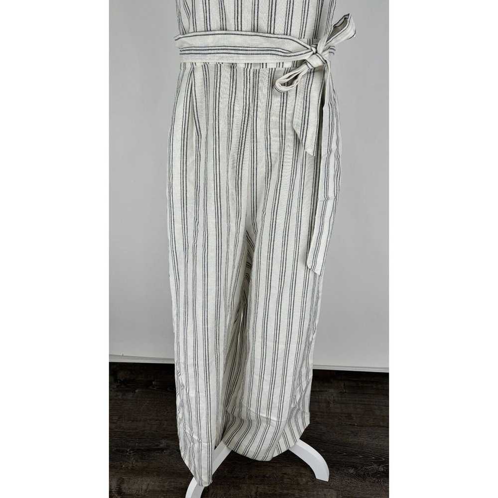 Ann Taylor Womens Linen Blend Striped Square Neck… - image 7