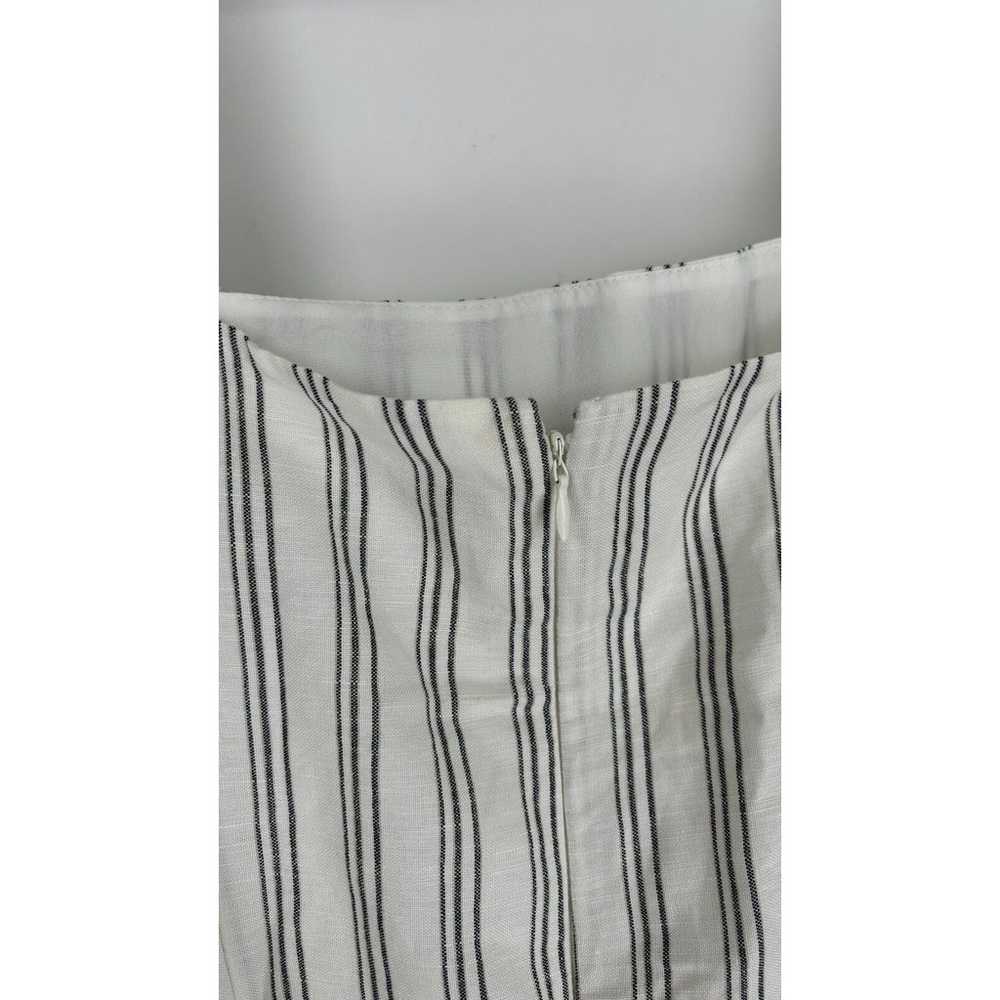 Ann Taylor Womens Linen Blend Striped Square Neck… - image 8