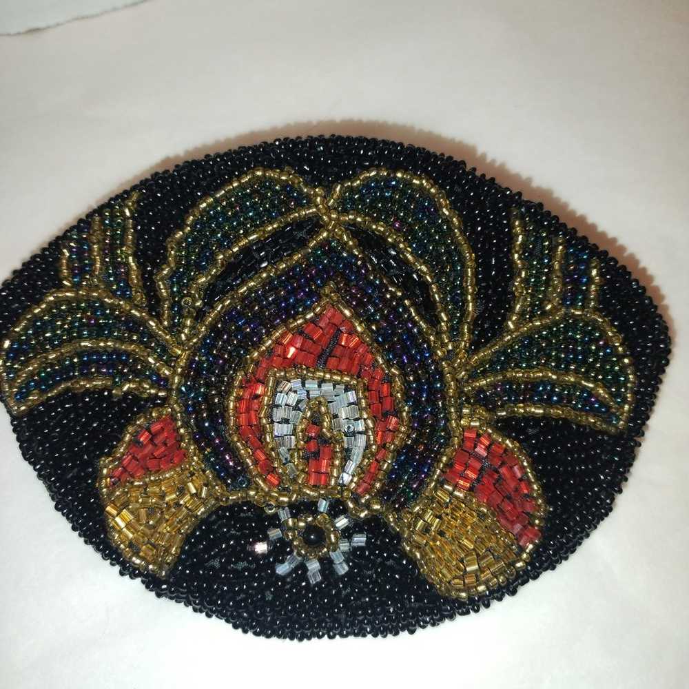 Vintage Beaded Coin Purse - image 1