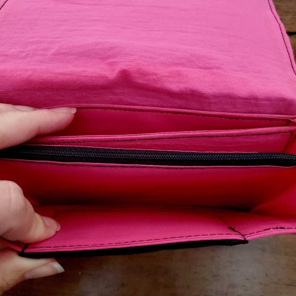 Vintage Jordache 1980s Wallet. Hot Pink. Mint. - image 3