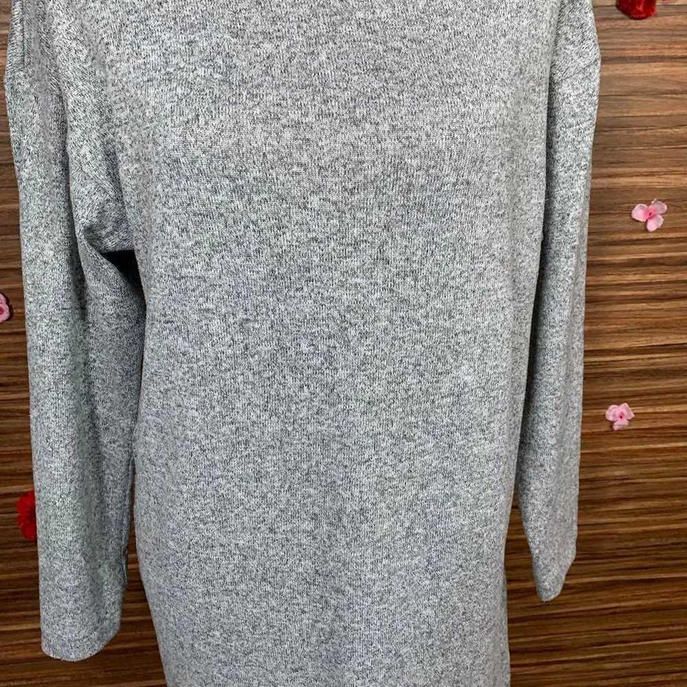 UNIQLO Knit Dress M Size Knee-Length Gray - image 6