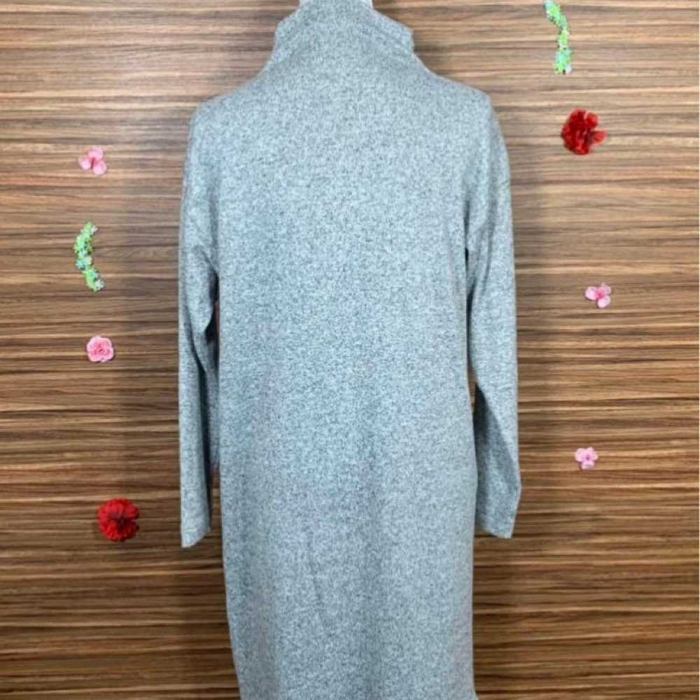 UNIQLO Knit Dress M Size Knee-Length Gray - image 7