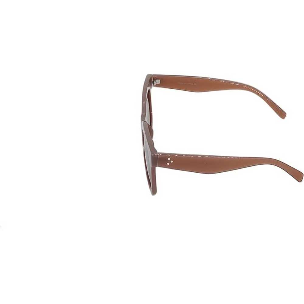 Vintage Style Oversized Square Sunglasses Brown O… - image 2