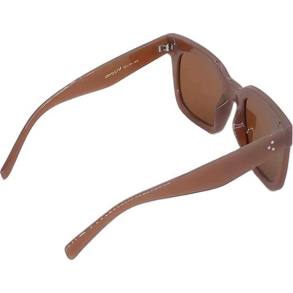 Vintage Style Oversized Square Sunglasses Brown O… - image 3