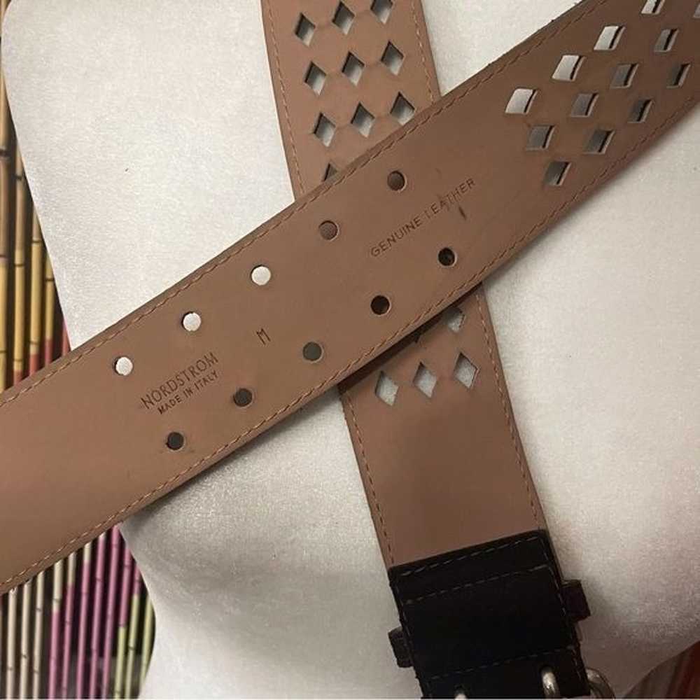 90s Double Prong Suede Belt - image 6