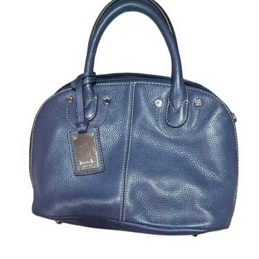 Vintage Leather Navy Tignanello Handbag