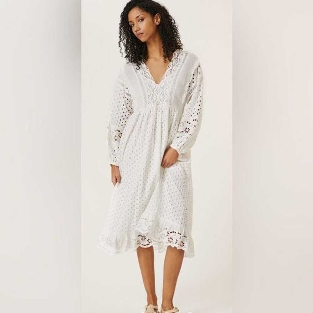 Anthropologie Forever That Girl Lace Midi Dress S… - image 1