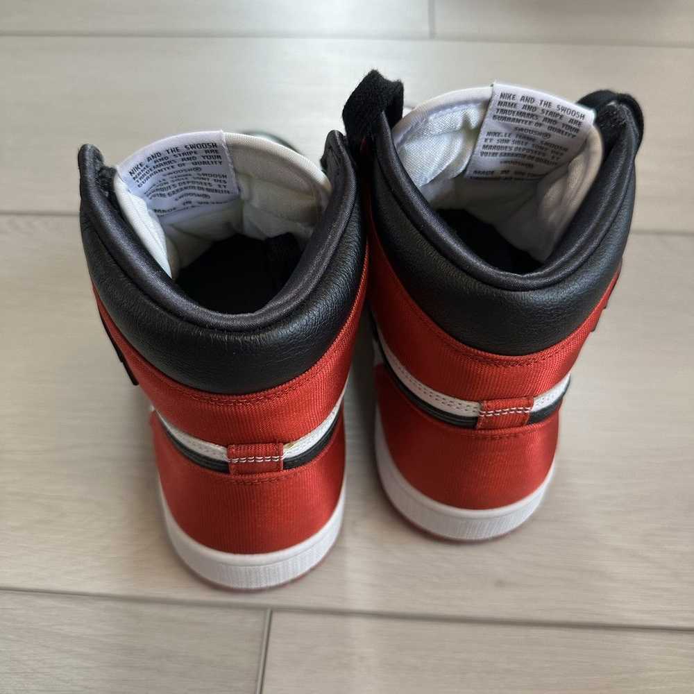 Jordan Brand × Nike Jordan 1 High Satin Black Toe… - image 5