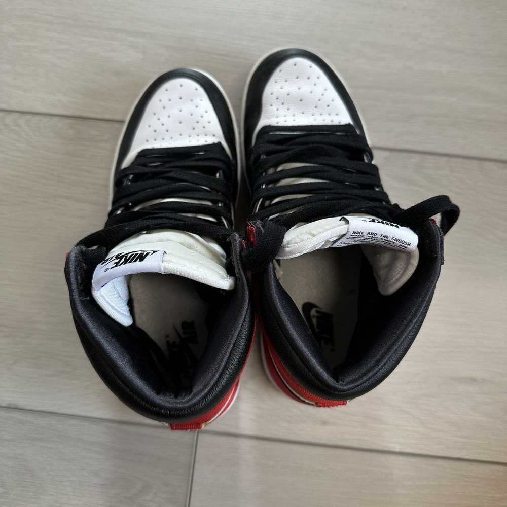 Jordan Brand × Nike Jordan 1 High Satin Black Toe… - image 6