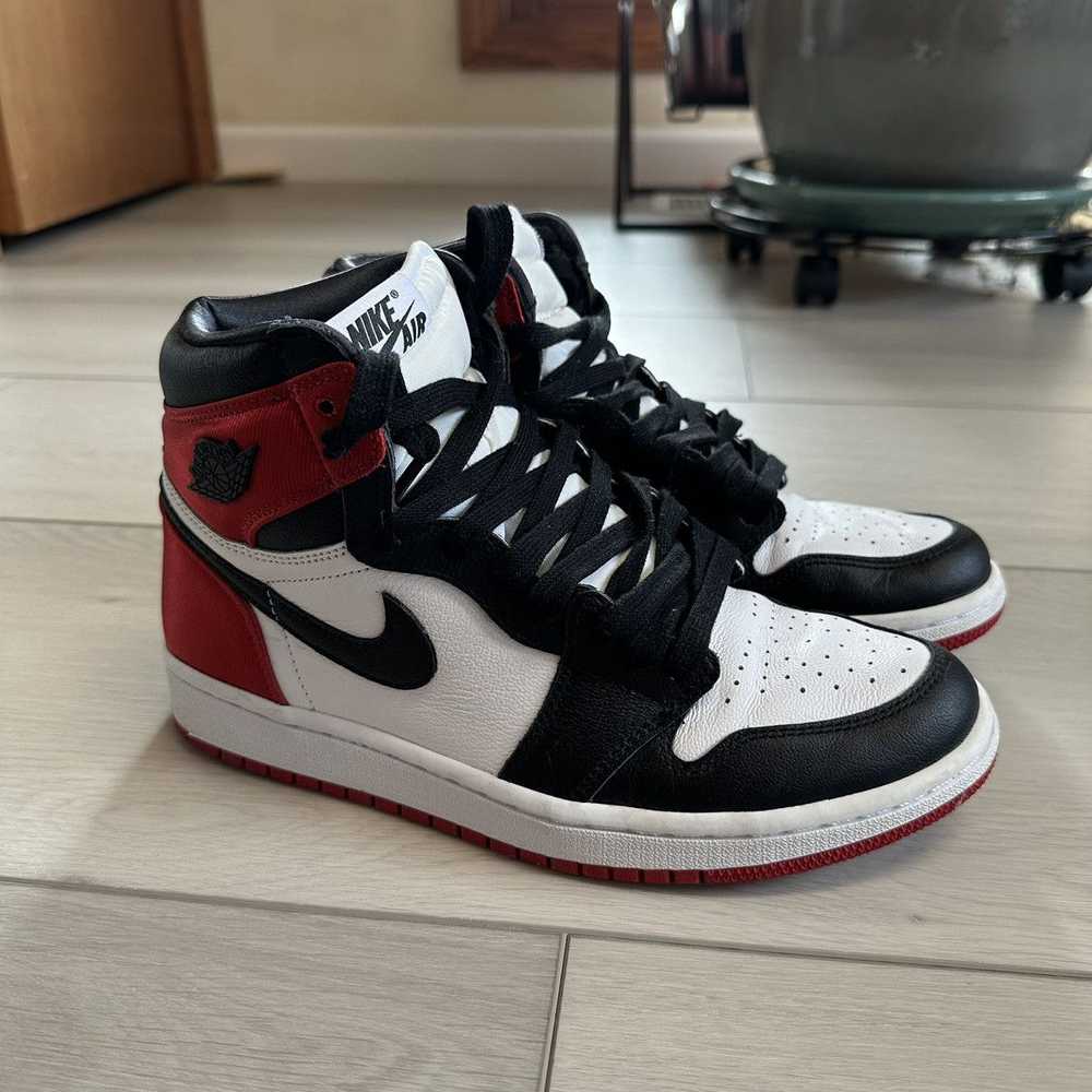 Jordan Brand × Nike Jordan 1 High Satin Black Toe… - image 7