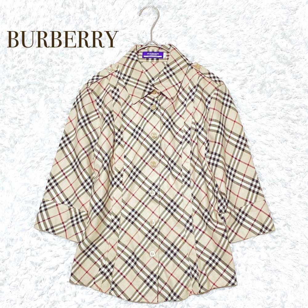 Women JP-size S shirt Burberry Blue Label S Long … - image 1