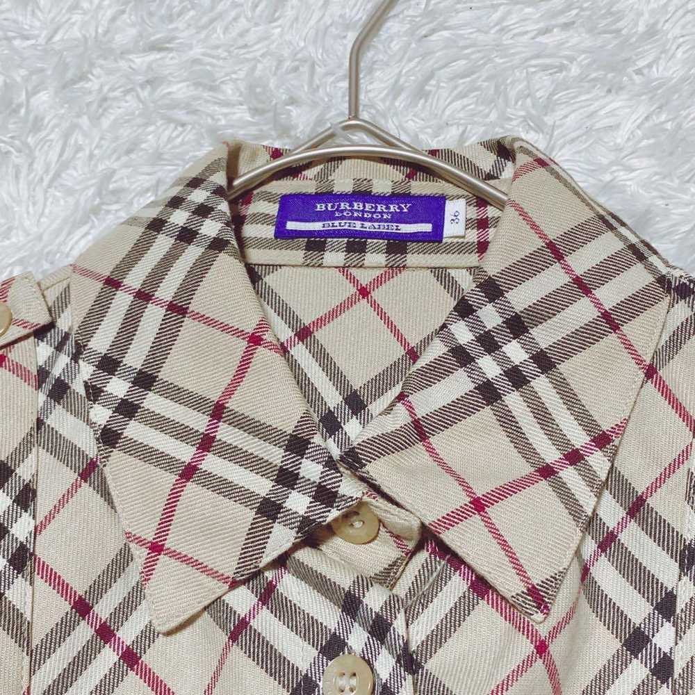 Women JP-size S shirt Burberry Blue Label S Long … - image 2